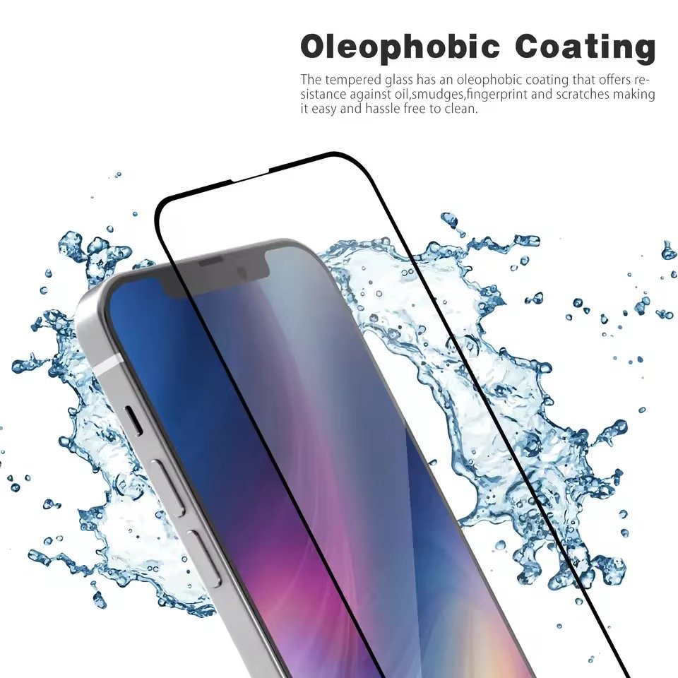 9H High Clear Anti-Scratch 0.33mm 9D Tempered Glass Screen Protector for iPhone 15 14 Pro Max Various