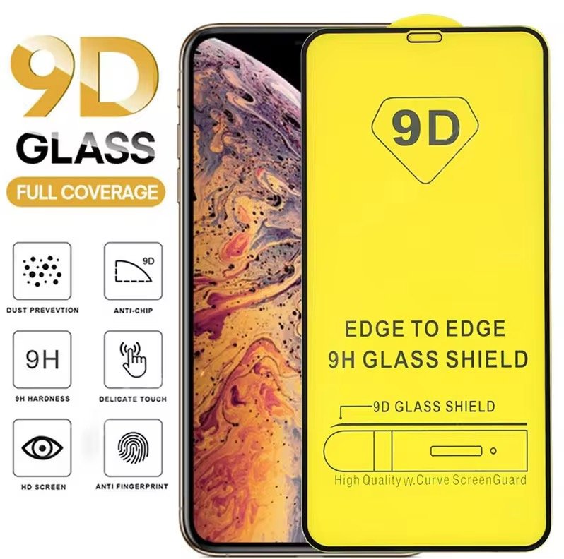 9D Full Tempered Glass For IPhone11 12 13 Mini Pro Max Screen Protector For IPhone Xs Max XR 6 7 8Plus
