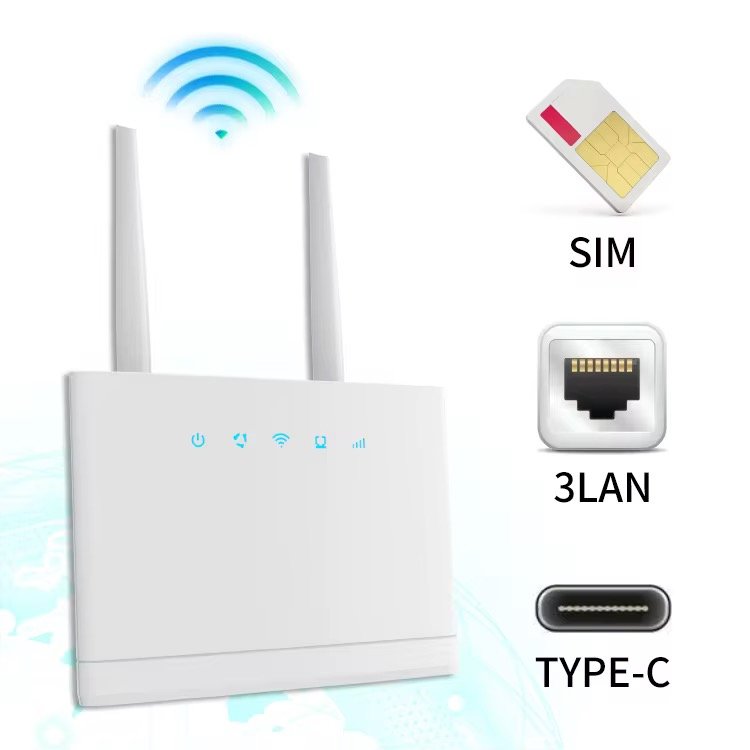 Dual-Band 4G LTE WiFi Router Plug-and-Play SIM Card Portable Hotspot Stable Internet for Home, Travel & Remote Work