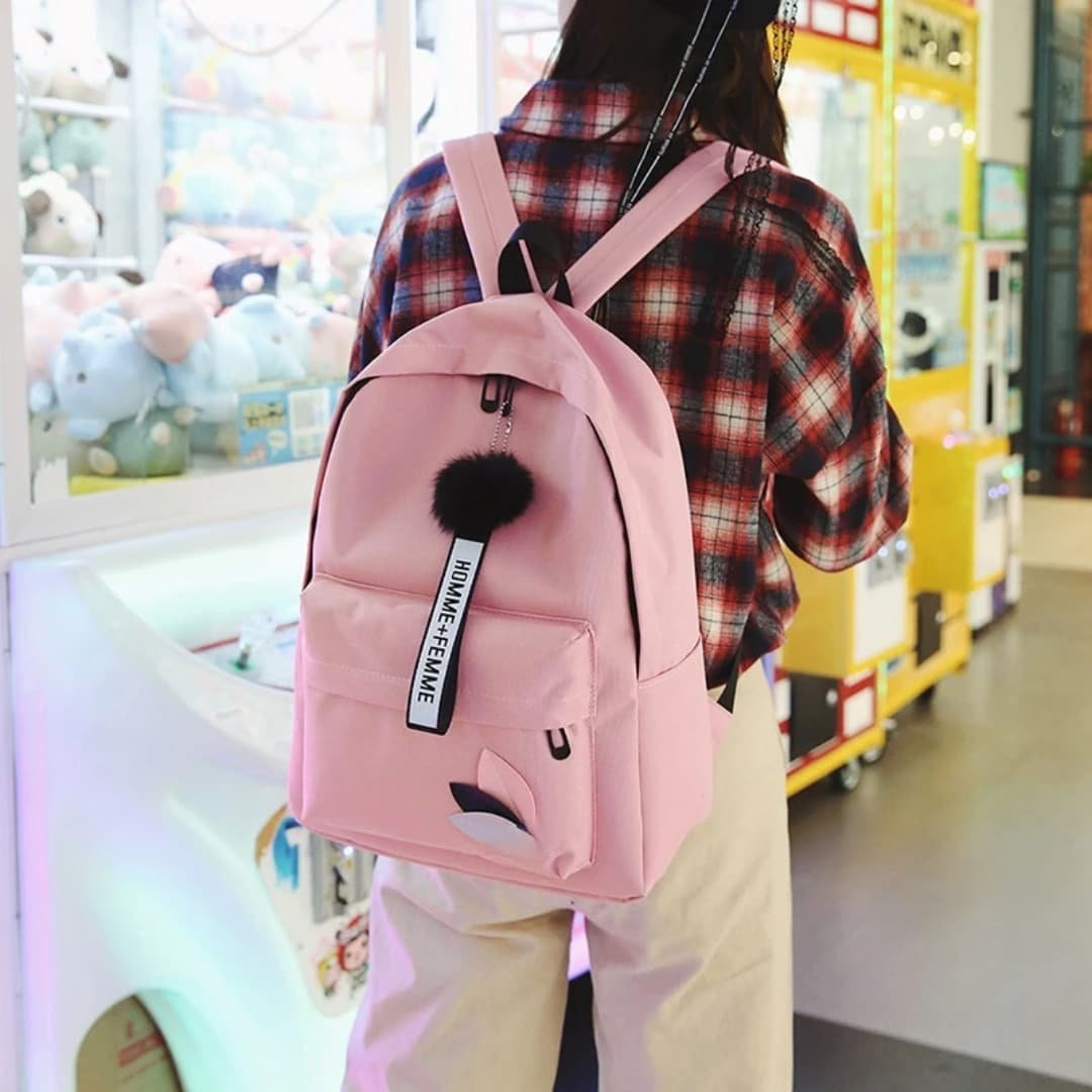 New Outdoor Travel Large Capacity Couple Backpack College High School Backpack