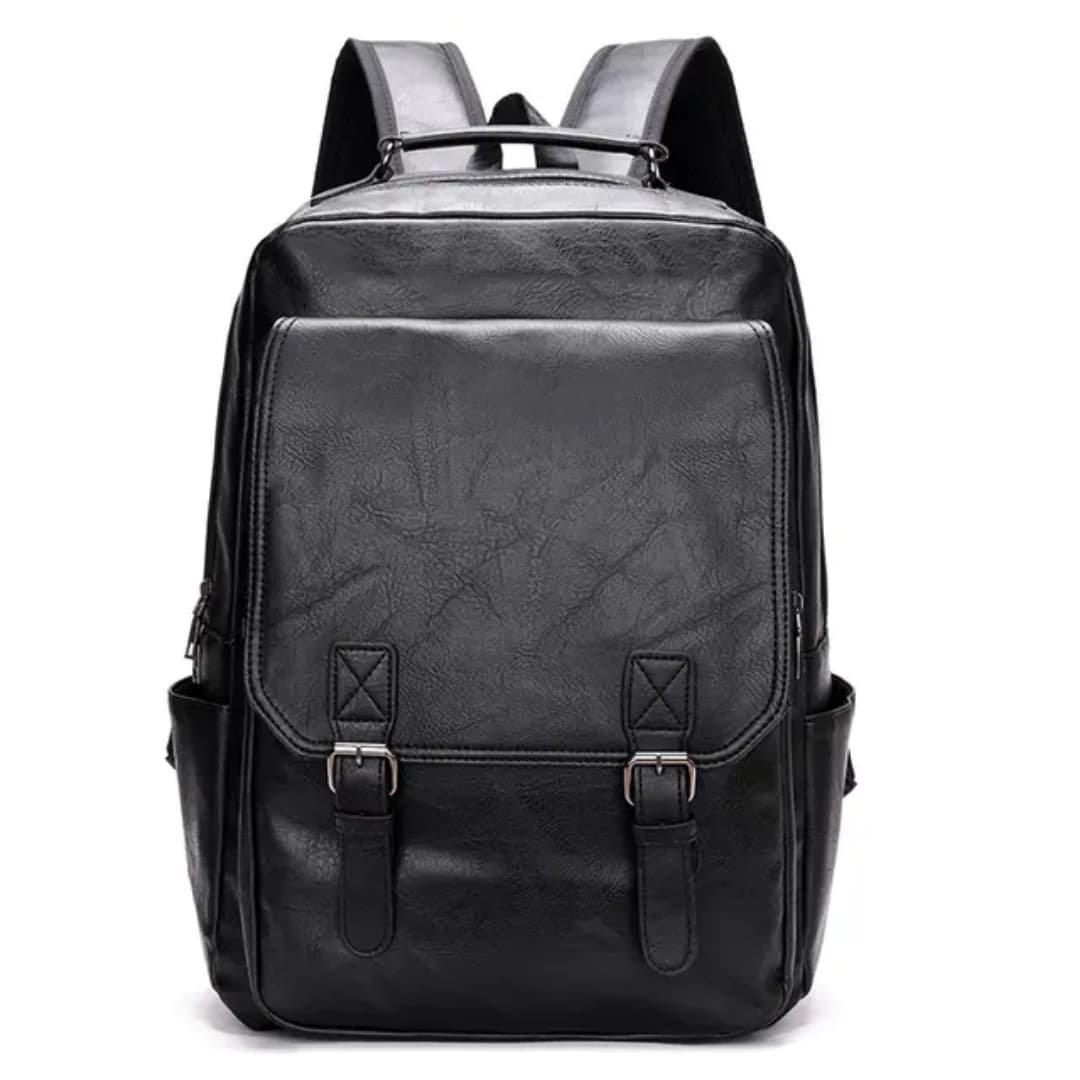 2023 PU Leather with USB Charging Fashion Rucksack Wholesale Casual Laptop Waterproof Collage Backpack