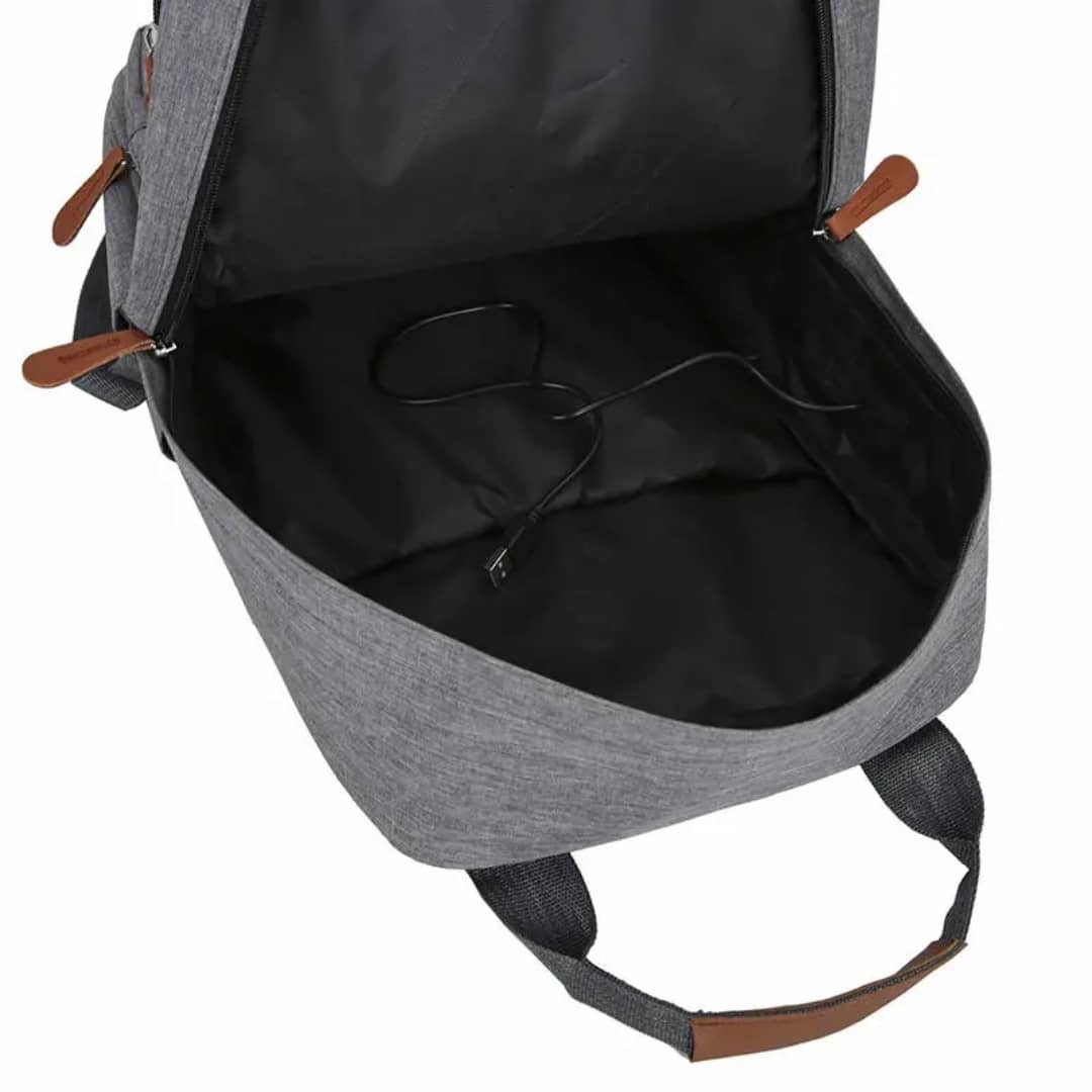 Custom 3-in-1 Unisex Big Capacity Oxford Material Travel Backpack Set Logo Waterproof Business Laptop Bags for Men School Use