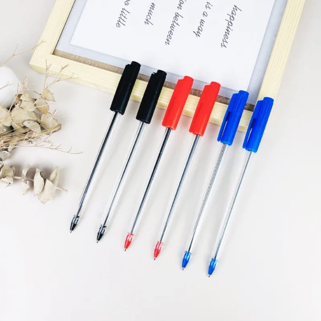 Best Good Quality Plastic Ballpoint Pen with Clip for School and Office