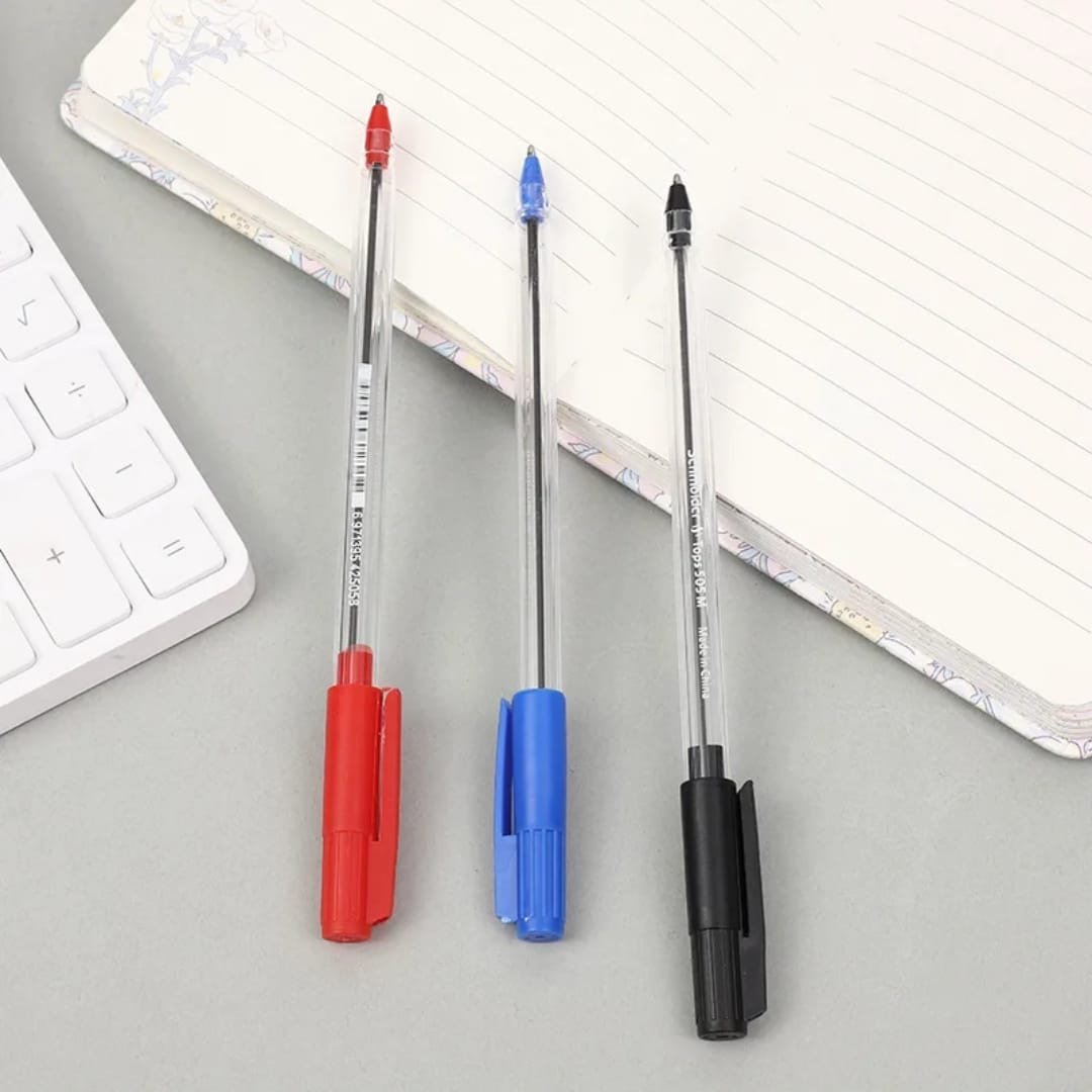 Best Good Quality Plastic Ballpoint Pen with Clip for School and Office