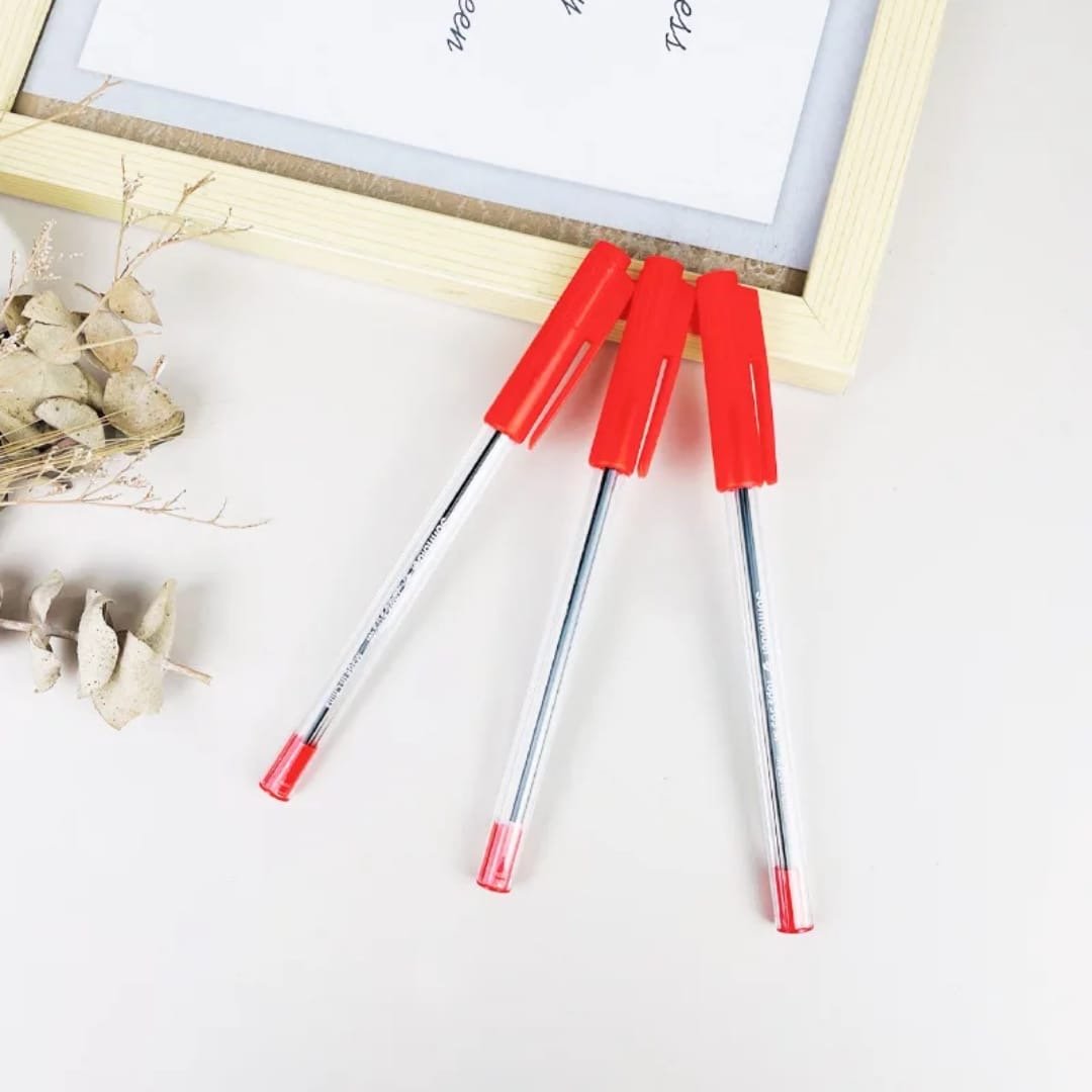 Best Good Quality Plastic Ballpoint Pen with Clip for School and Office