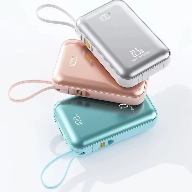 Factory Wholesale for Gifts Customization logo Portable Power Bank External Emergency Mini Mobile Power Bank 10000mah