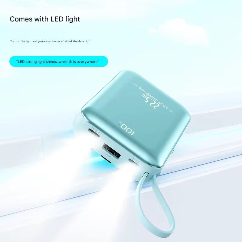 Factory Wholesale for Gifts Customization logo Portable Power Bank External Emergency Mini Mobile Power Bank 10000mah