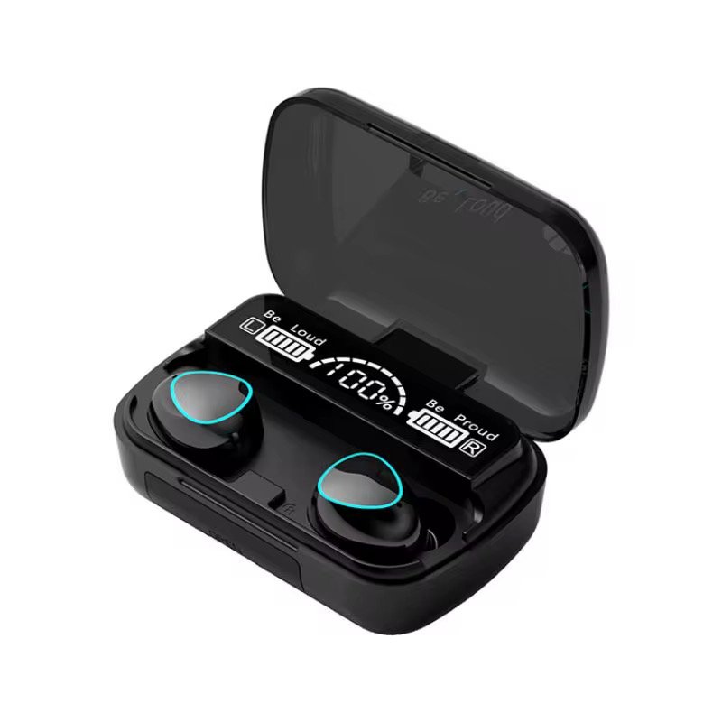 Earphone M10 Tws 100 Pack TWS Earbuds True Wireless Stereo BT 5.3 Headphones LED Screen Earphones Noise Cancellation Headphone