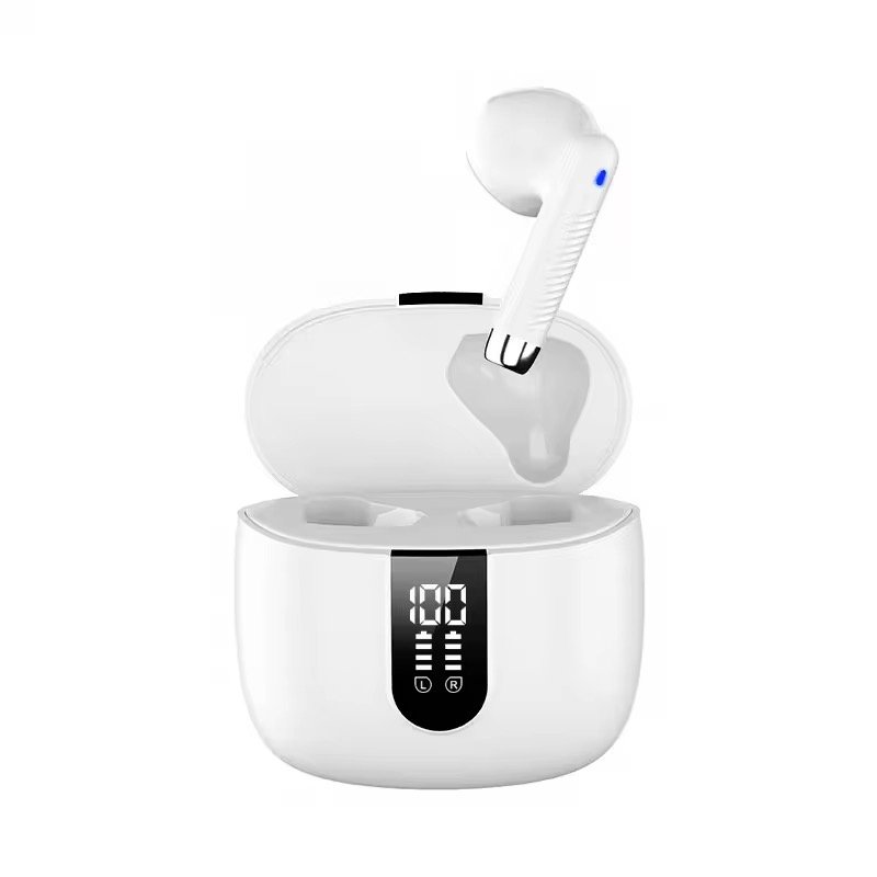 HE-050A HD Digital Display True Earphones Wireless Semi-In-Ear Wireless Earbuds With 13mm Dynamic Coil And Hifi Sound Quality