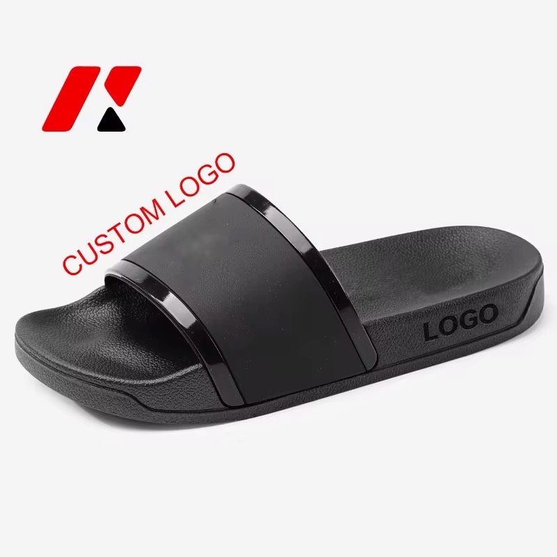Harvest High Quality Logo Slide Woman&Men Custom Logo Slides Designers Summer Slippers Customized With Logo