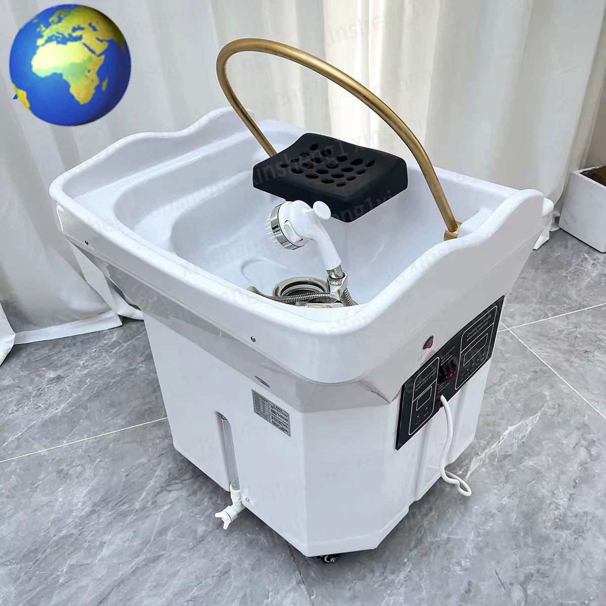 Hair Salon Furniture Portable Head Spa Equipment Can Move the Head Basin Beauty Salon Dedicated Hair Spa Portable Head Basin