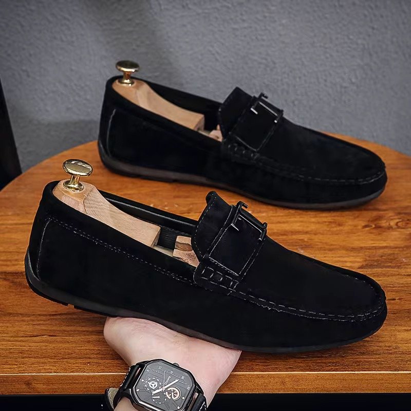 Men Spring New Men's Casual Loafers Business Trend Soft Sole Driving Shoes