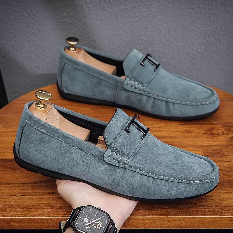 Men Spring New Men's Casual Loafers Business Trend Soft Sole Driving Shoes