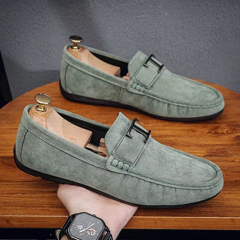 Men Spring New Men's Casual Loafers Business Trend Soft Sole Driving Shoes