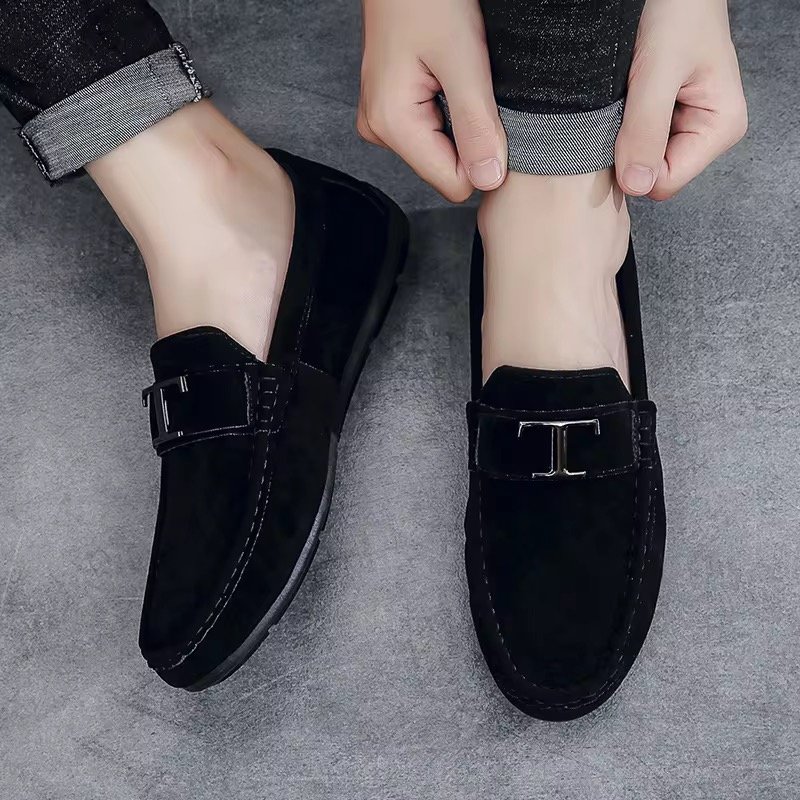 Men Spring New Men's Casual Loafers Business Trend Soft Sole Driving Shoes