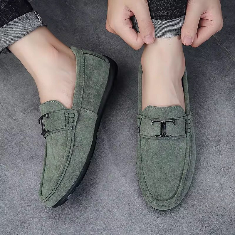 Men Spring New Men's Casual Loafers Business Trend Soft Sole Driving Shoes