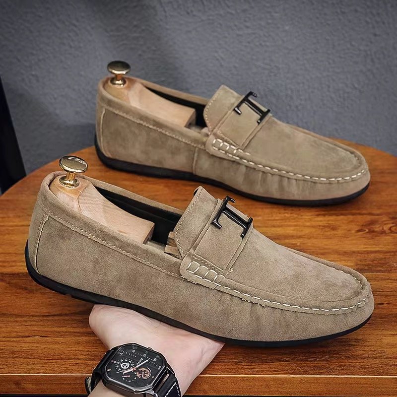 Men Spring New Men's Casual Loafers Business Trend Soft Sole Driving Shoes