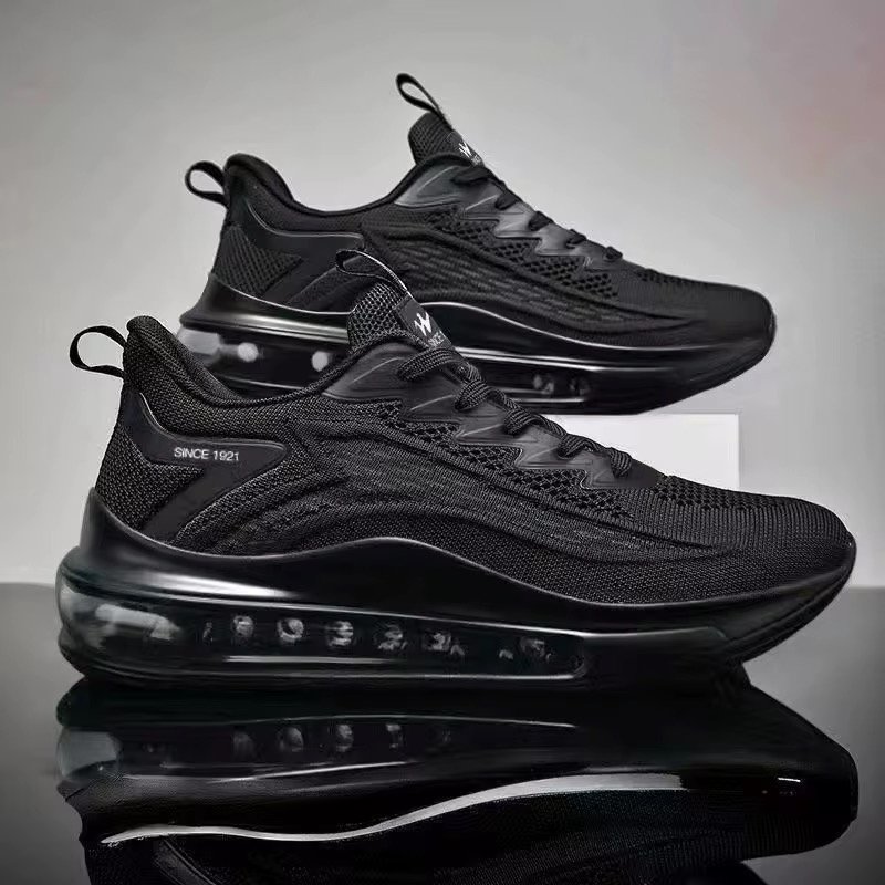 Shoes 2024 New Air Cushion Running Breathable Refreshing Trend Anti Slip Shock-absorbing Casual Sports Summer Trendy Shoes