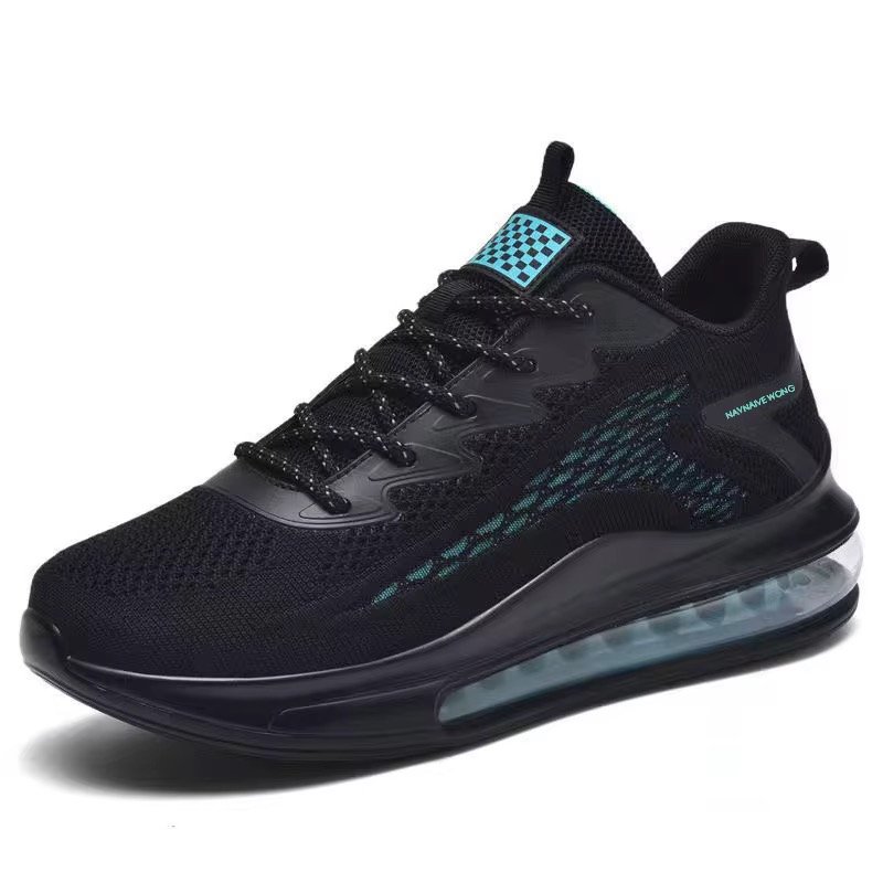 Shoes 2024 New Air Cushion Running Breathable Refreshing Trend Anti Slip Shock-absorbing Casual Sports Summer Trendy Shoes