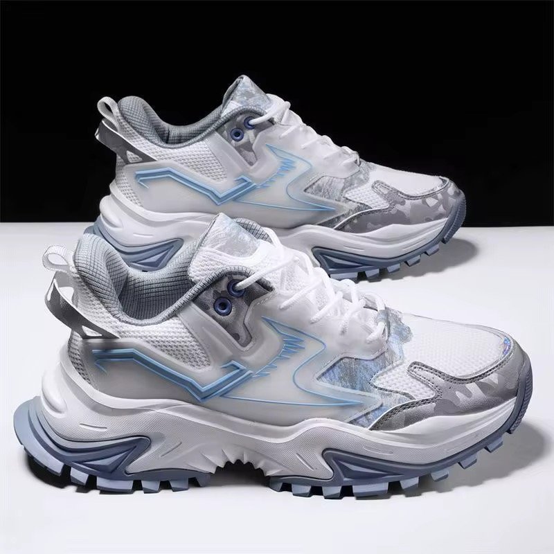 Sneakers Breathable Damping Sports Shoes Thick Sole Running Walking Shoes Trainers Sport Sneakers