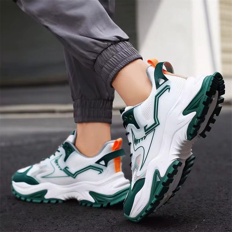 Sneakers Breathable Damping Sports Shoes Thick Sole Running Walking Shoes Trainers Sport Sneakers