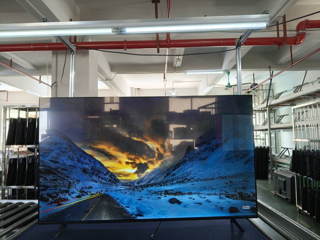 55 Inch Indoor Advertising Display Solution Ultra Thin Vertical Wall Mounted Lcd Advertising Digital Signage With CE FCC 5.0