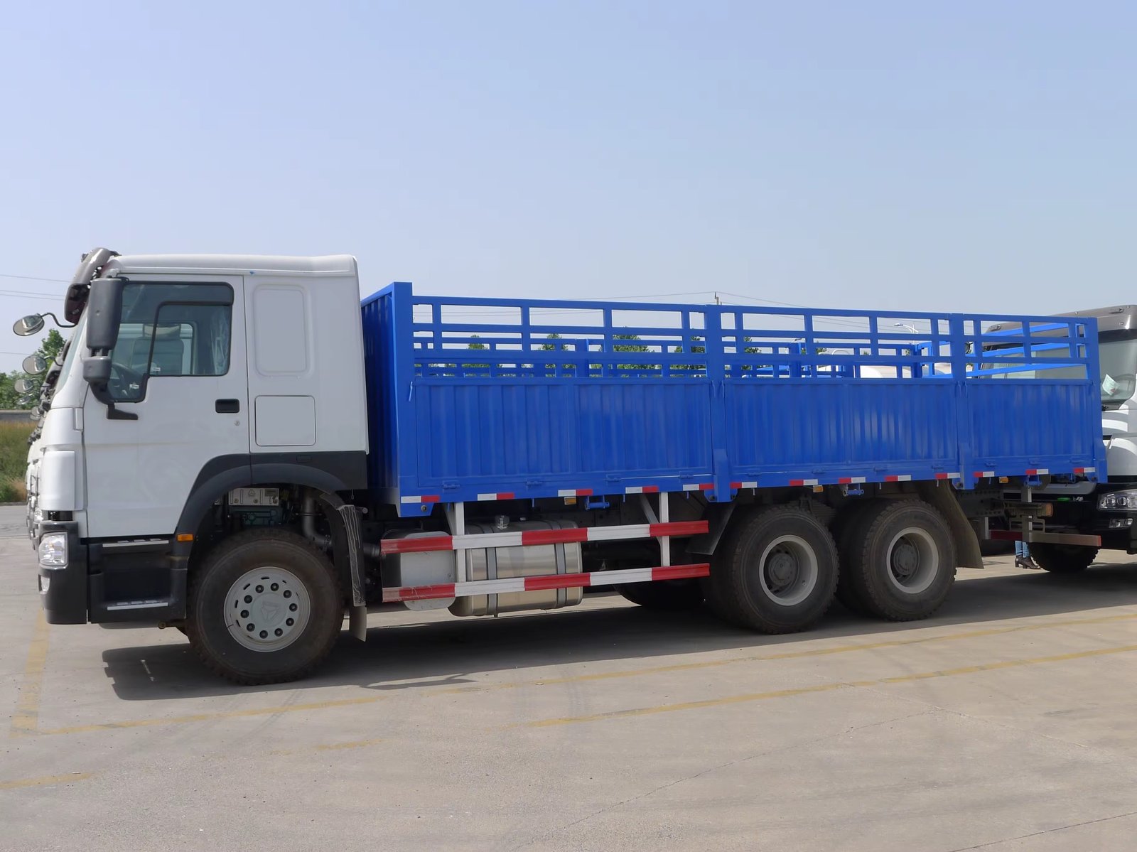 Sino Truck Howo 6x4 8 Ton 10 Wheel 8*4 30ton 10ton Diesel Engine Used Fence Cargo Truck