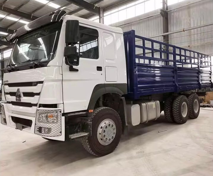 Sino Truck Howo 6x4 8 Ton 10 Wheel 8*4 30ton 10ton Diesel Engine Used Fence Cargo Truck