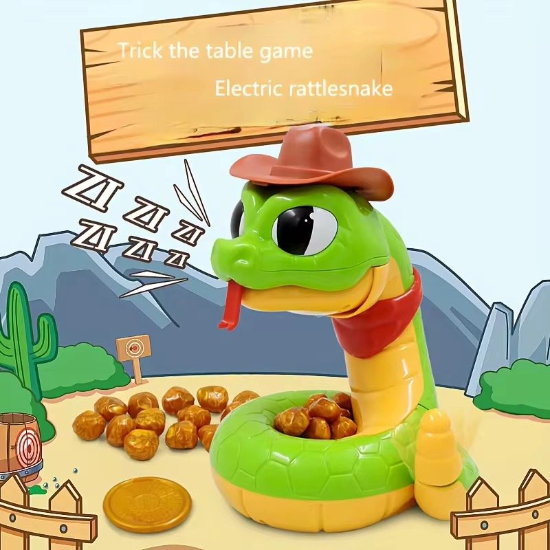 Hot Selling Watch Out for Money Snakes Game Multiplayer Party Toy for Parent-Child Interactive Prank Toy Bite Hand Desktop Game