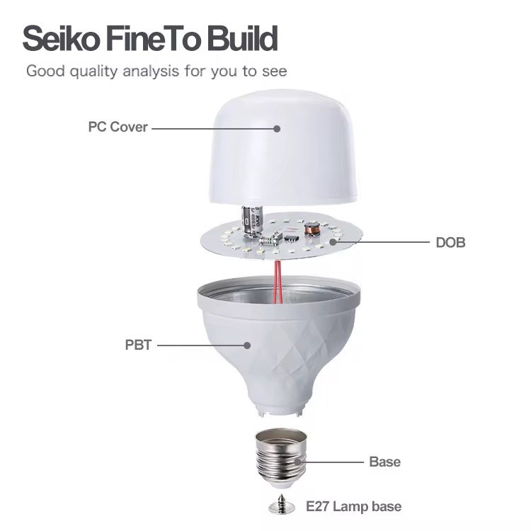 High Quality T80 T100 T120 T135 20W 30W 40W 50W High Power Led t Bullb, Skd Led Bull