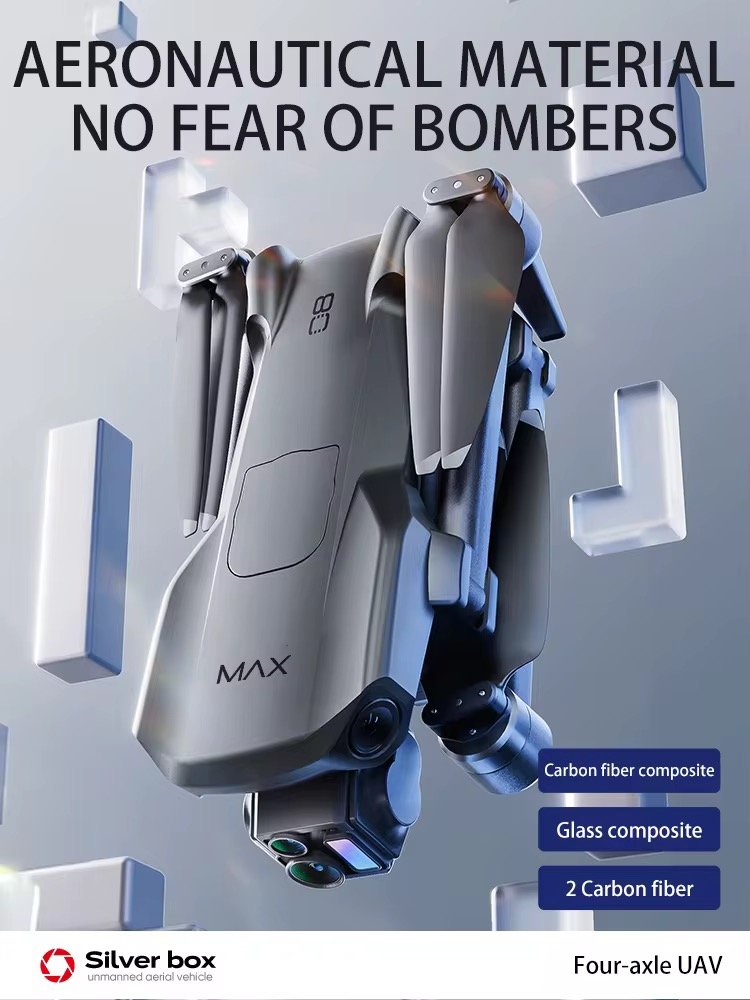 Drone P7 MAX RC Drone 4K 3-Axis Professional Brushless Drone 3-axis Long Range Digital Drone with Obstacle Avoidance RC