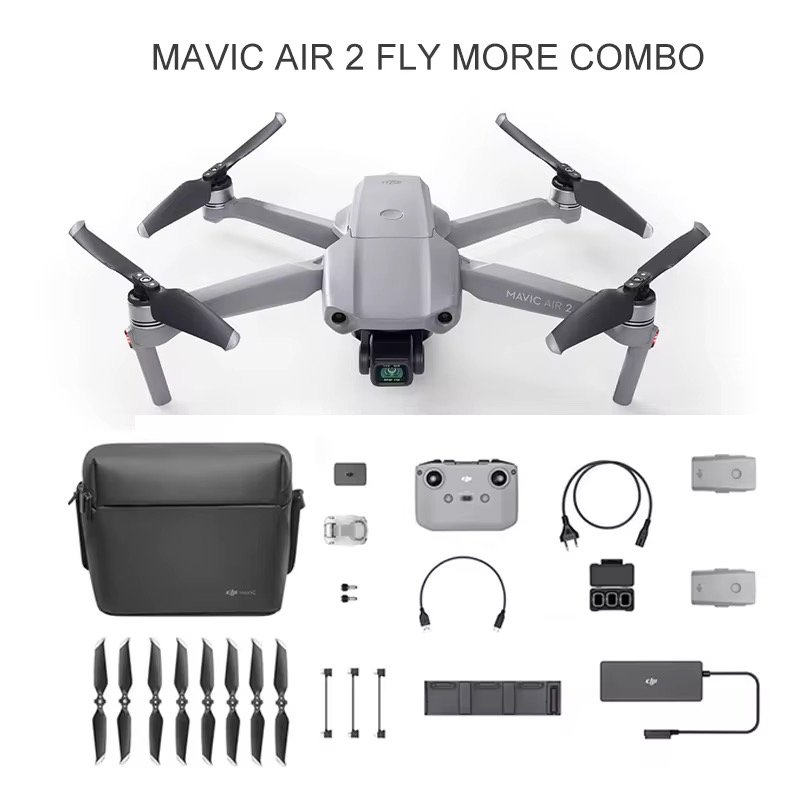 Drone Sky Fly in Stock Mavic Air 2 /Mavic Air 2 Fly More Combo Drone with 4k Camera 34-min Flight Time 10km V