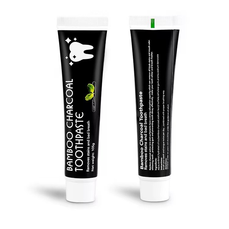 Bamboo Charcoal Teeth Whitening Black Toothpaste Eliminates Bad Breath