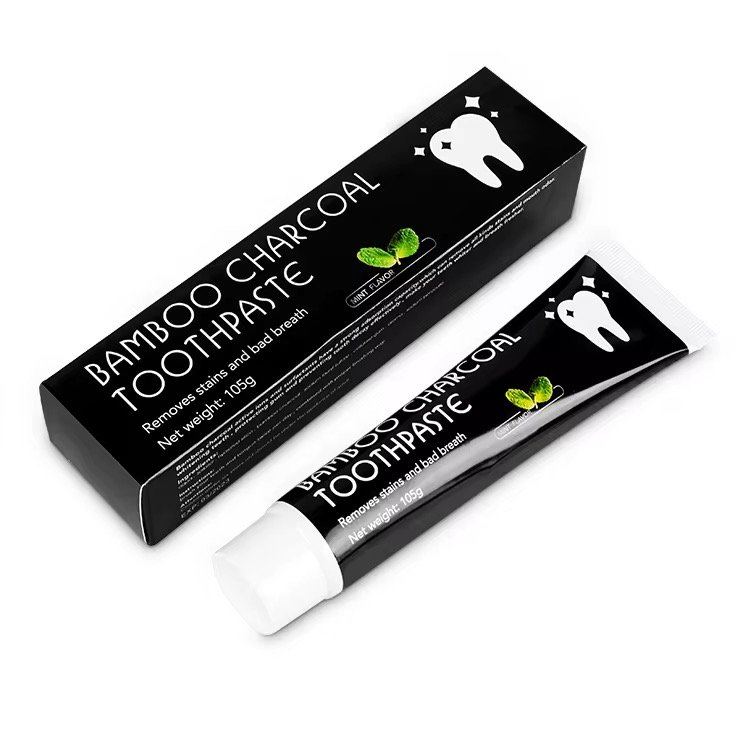 Bamboo Charcoal Teeth Whitening Black Toothpaste Eliminates Bad Breath
