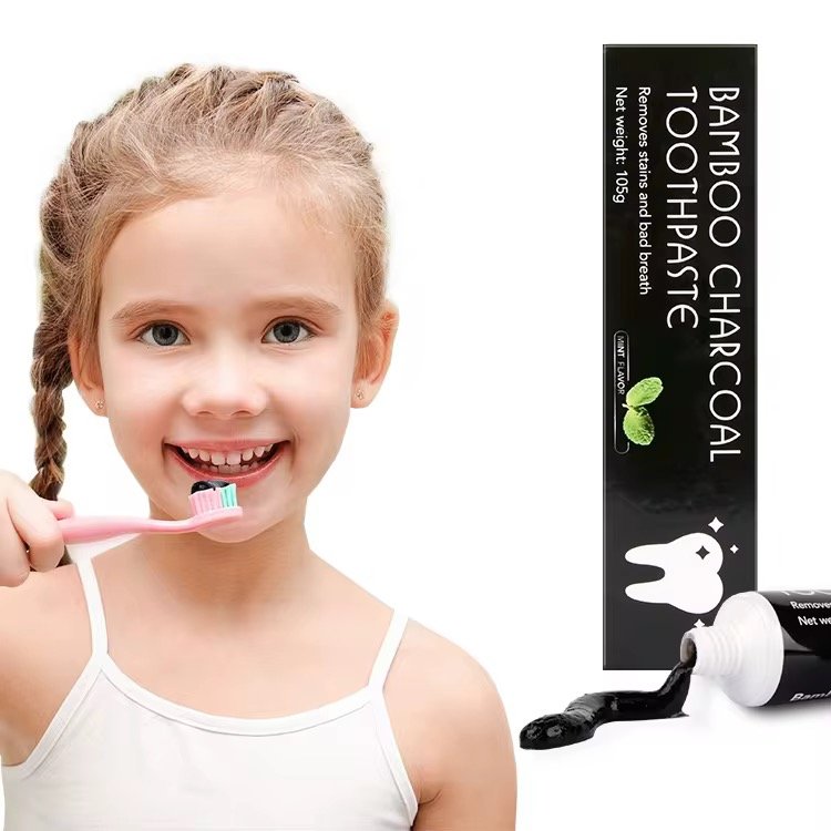 Bamboo Charcoal Teeth Whitening Black Toothpaste Eliminates Bad Breath