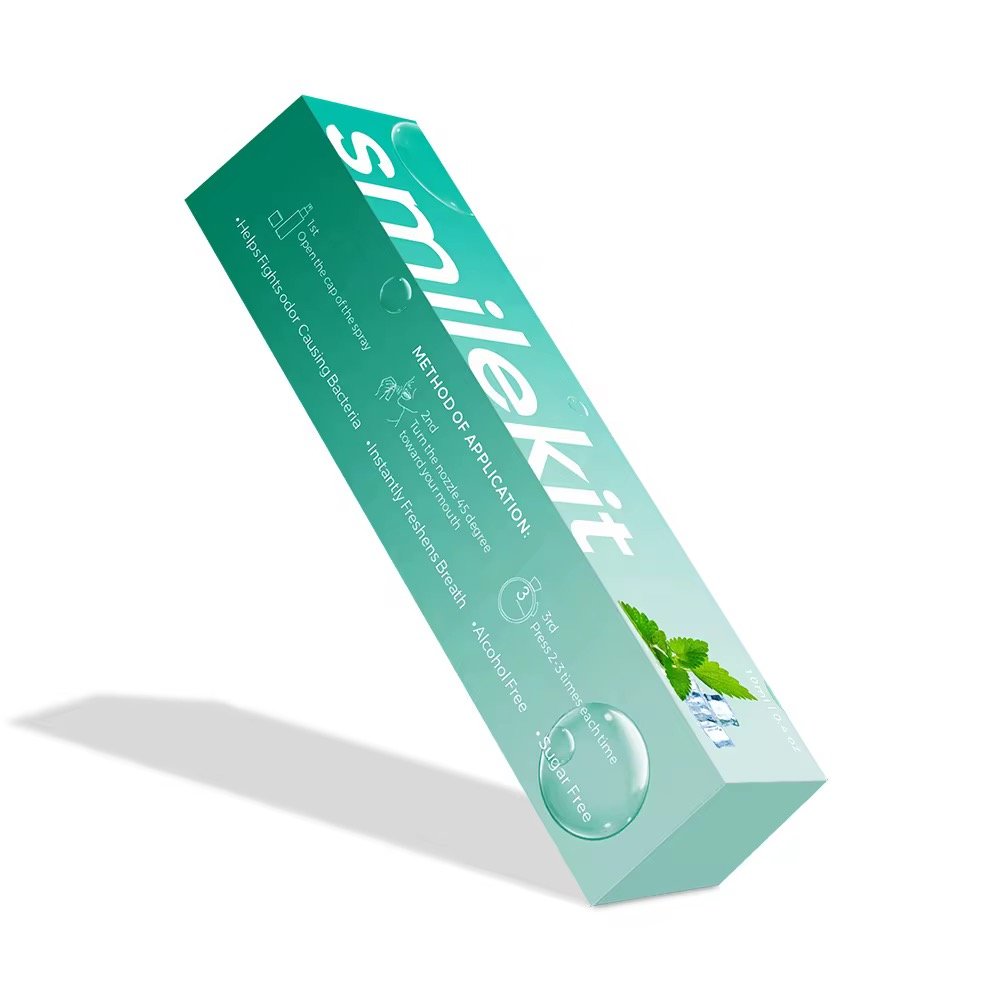 Smile kit Portable Cool Mint Flavor Perfume Fresh Breath Oral Mouth Freshener Spray