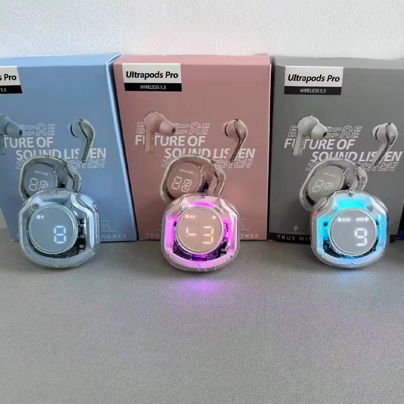 Air 39 Fashion LED Digital Display TWS Earphones Wireless In-Ear Air 39 Wholesale JL Chipset Earbuds