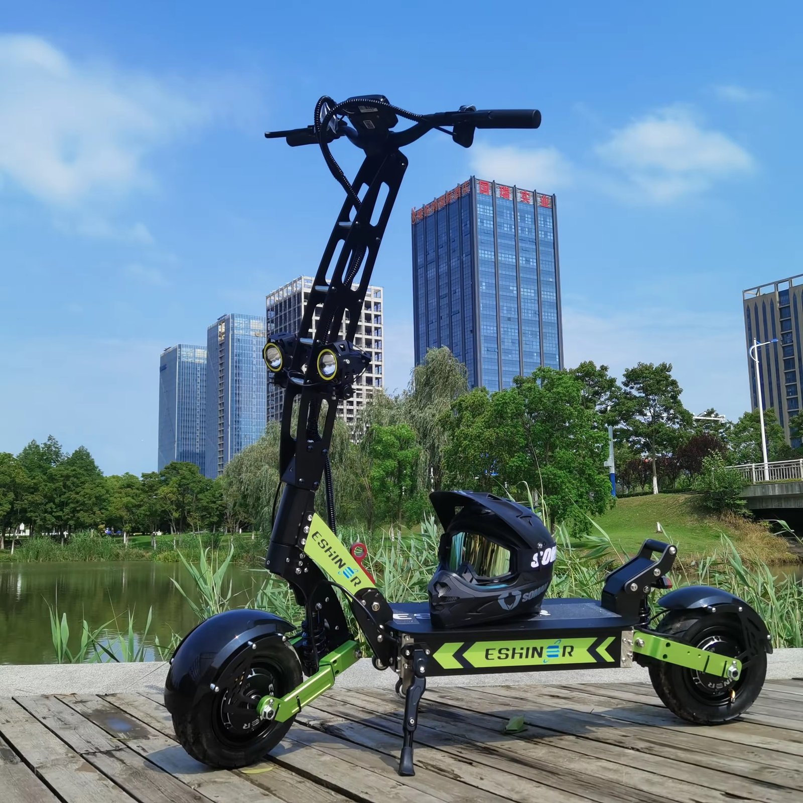 APP 60V 100KM Speed Electric Scooter 6000W Dual Motor Foldable E Scooter 11 Inch Off Road Tire Trotinette Electric Scooter