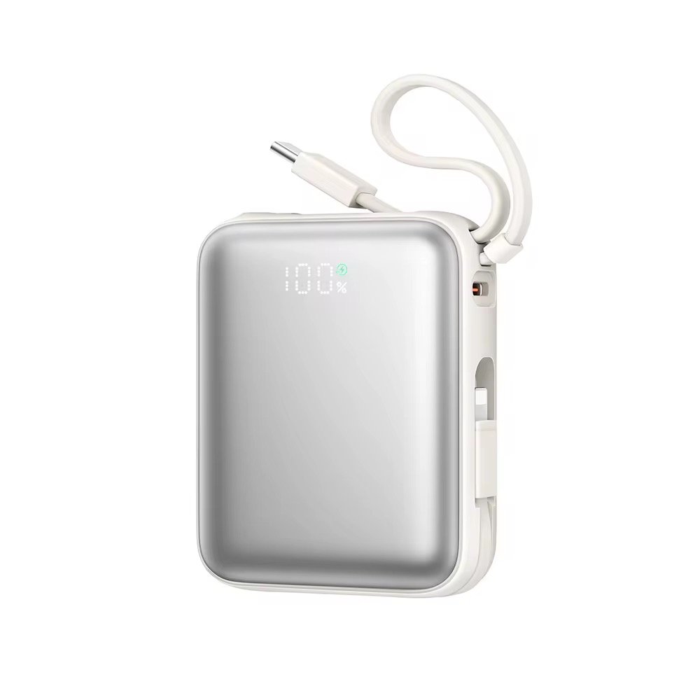 JOYROOM 10000mAh Ultra Small High Capacity Power Banks Portable Mobile Charger with Display and Charging Cable