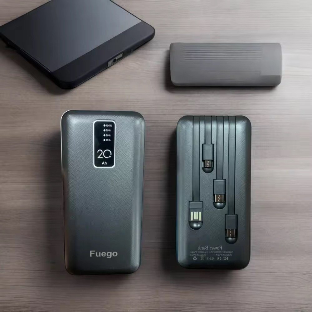 Products 2025 New Arrivals Hot Selling 20000mah Power Banks 2a Portable 3 in 1 Power Banks for Oraimo