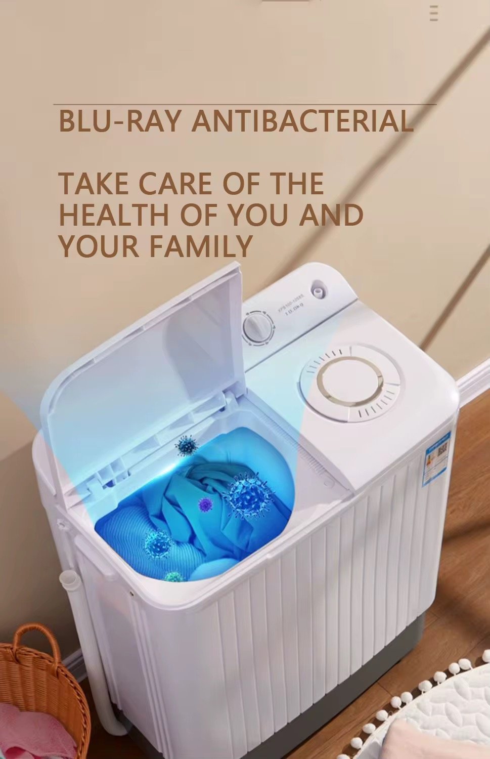 Washing machine semi automatic Double Cylinder