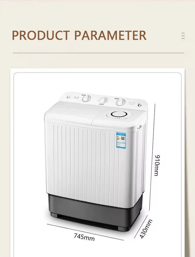 Washing machine semi automatic Double Cylinder