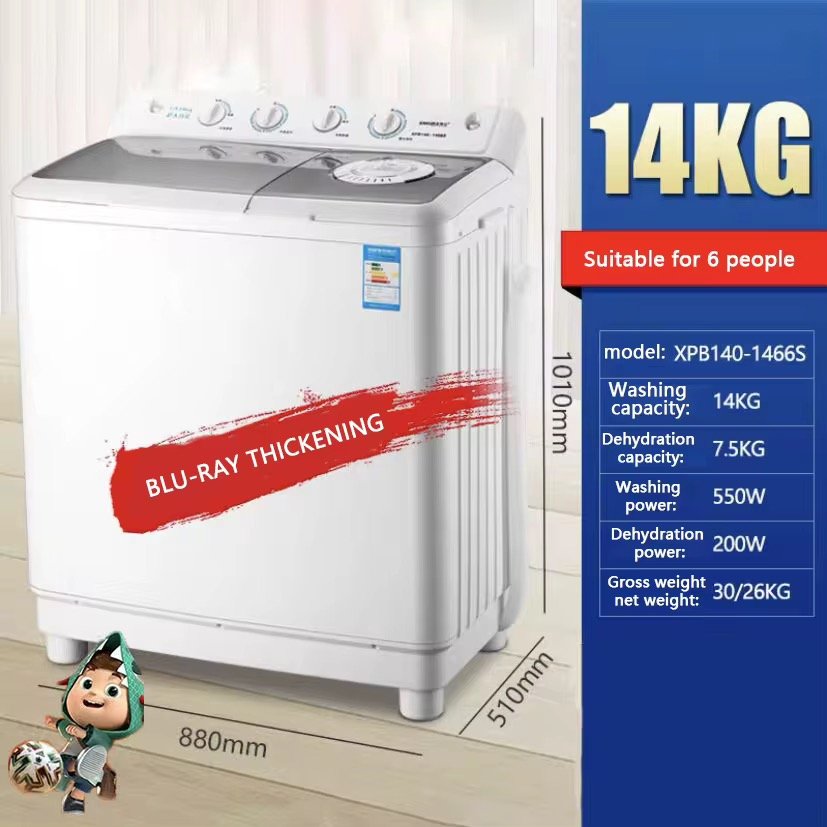 Washing machine semi automatic Double Cylinder