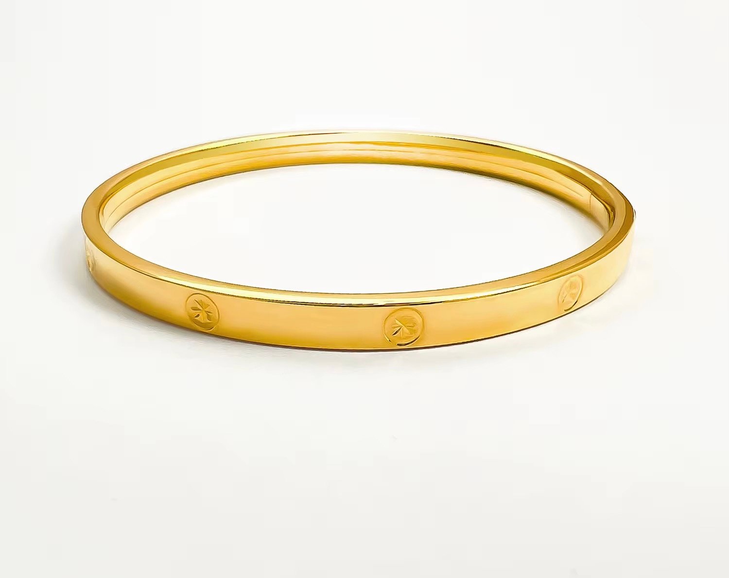 18k Pure Gold Bracelet 18k Jewlery Real Love Bangle 18k Solid Gold Bracelet 18k Bangles Couple Bracelet 18k Real Gold Jewelry