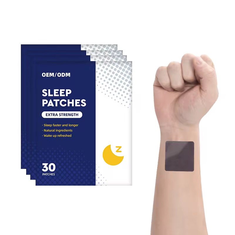 Sleep Aid Hot Selling Products 2025 Sleep Support Patches Sleep Aid Topical Patch With Melatonin And Herbal Extracts Enhance Sleep Quality sold per sheet