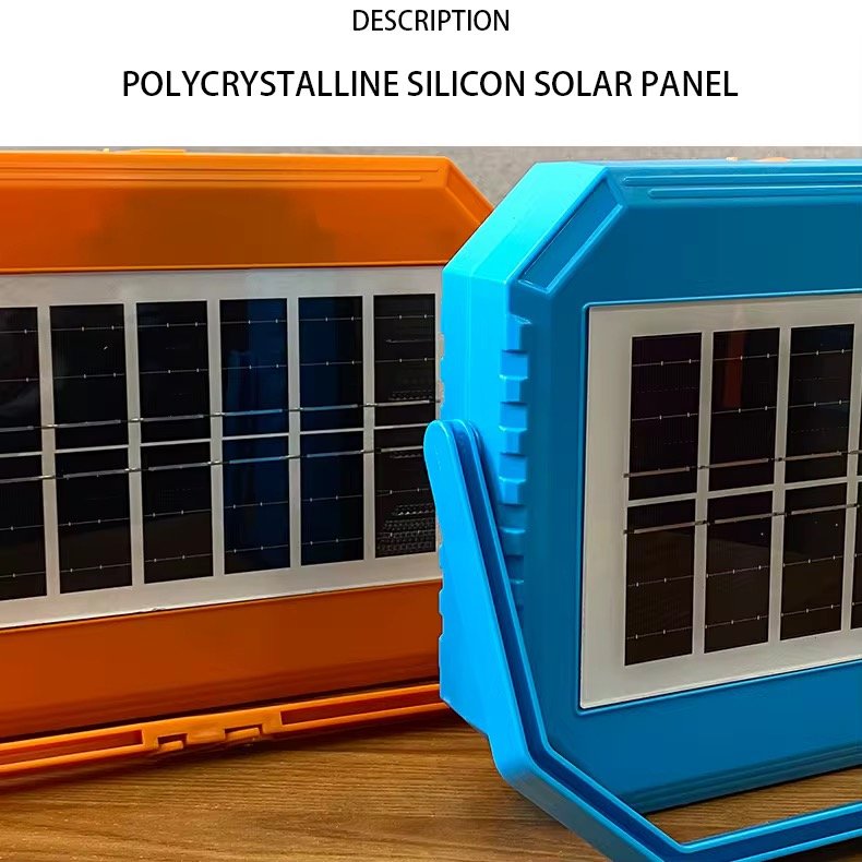 Solar lamp, Solar  Waterproof Outdoor Portable Emergency USB Charging LED Camping Lamp High Power Courtyard Lights Floor Stand Flood Light