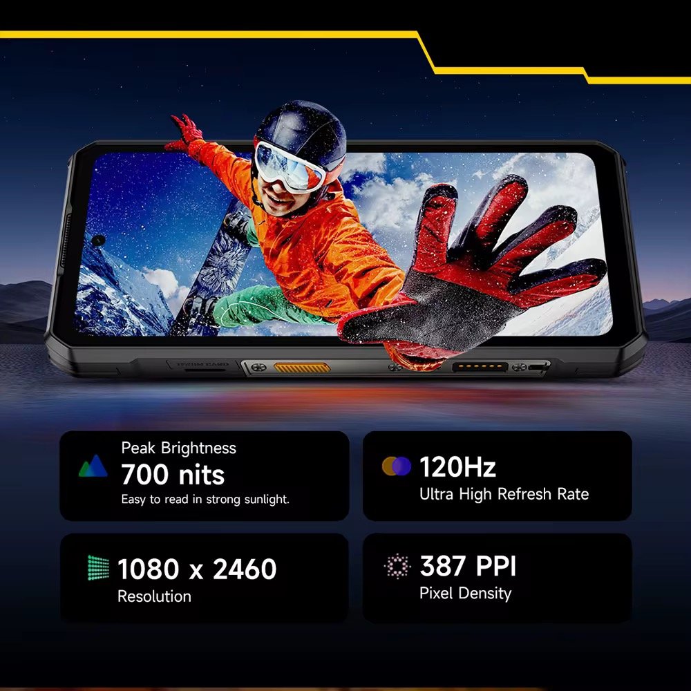 Ulefone Armor 30 Pro 5G Dual Display Rugged Phone 16 512GB Android 14 12800mAh NFC Night Vision Main 50MP Mobile Phone Ulefone