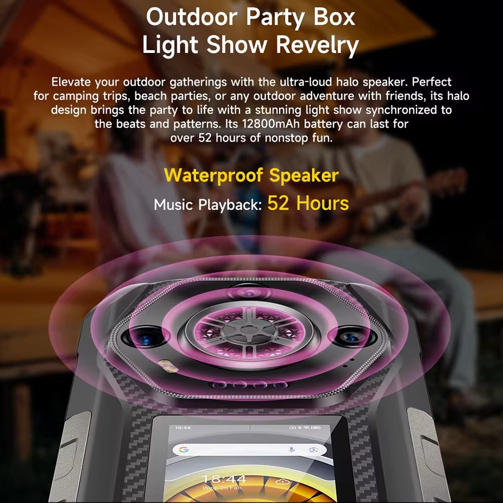 Ulefone Armor 30 Pro 5G Dual Display Rugged Phone 16 512GB Android 14 12800mAh NFC Night Vision Main 50MP Mobile Phone Ulefone