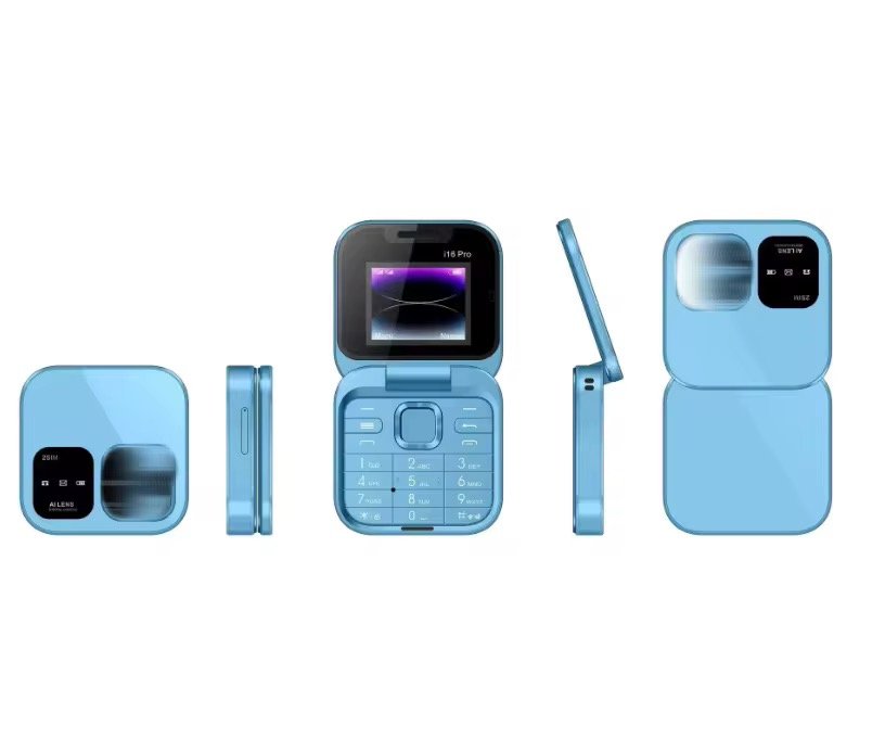 super• RTS Cheap Flip Mini Mobile Phone Mini Porket Phone Tiny Keypad Cellphone 116 PRO Button Elderly 2g Phone Feature