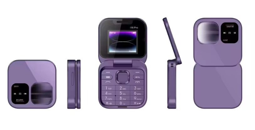 super• RTS Cheap Flip Mini Mobile Phone Mini Porket Phone Tiny Keypad Cellphone 116 PRO Button Elderly 2g Phone Feature